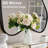 31.5" X 20" Asymmetrical Metal Wall Mirror With Black Frame-326144221-326144220