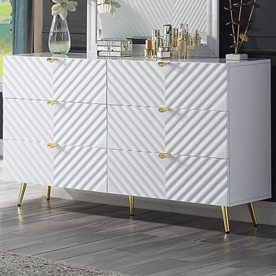 Commode 6 tiroirs Gaines