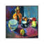 Dishes & Fruit by Henri Matisse - Floater Frame Painting on Canvas-183695875-183695879