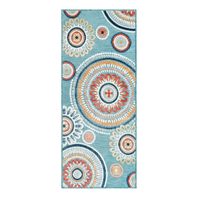 Tapis intérieur / extérieur en spirale hygiénique Firman, Tapis de couloir 2 pi 2 po x 5 pi 3 po