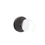 Passage Bristol Crystal Knob with Disk Rose