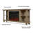 Penrose 58" TV Stand with Slim Electric Fireplace by Real Flame-71608556