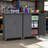 47-Inch High Slate Metal Tool Storage Cabinet - Spacious Storage Space For Garages, Warehouses, Gardens, Offices, Living Rooms, Bathrooms, And Utility Rooms.