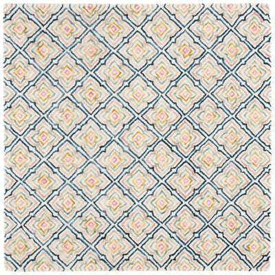 Rubalcava Hand Tufted Wool And Cotton Geometric Rug