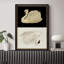Élégant cygne double en noir et blanc, impressionisme, art mural encadré-108571093