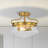 Ilma Glass Semi Flush Mount
