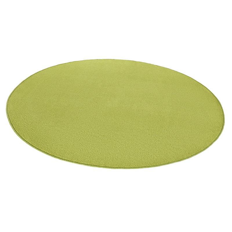 Fancy Green Rug, Round 133cm
