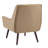 Arreon Flannel Fabric Button Tufted Armchair-613506984