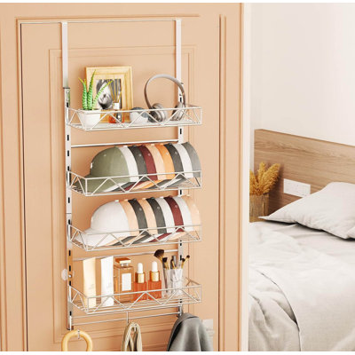 Rangement réglable à 5 niveaux pour porte et mur: peut contenir 49 capsules