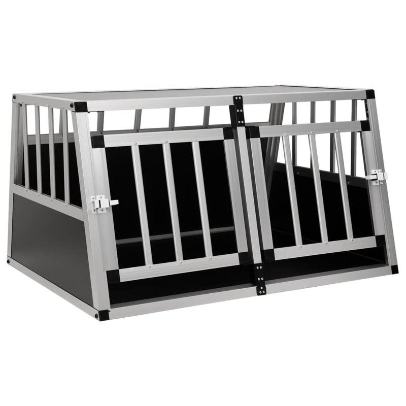 Tybalt Pet Crate with 2 Doors, 50cm H x 89cm W x 69cm D