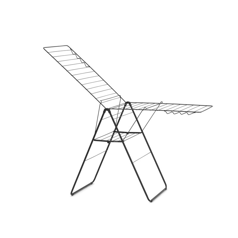 Brabantia Hangon 20 m Folding Drying Rack, Black