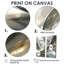 «Diamond Silver Streams - Abstract Modern Waves», art mural-114716978-114716979-114716980