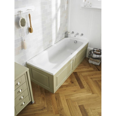 Ascott 1700mm x 750mm Soaking Acrylic Bathtub