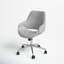 Chaise de bureau pivotante en métal Marden