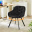 48cm H Velvet Upholstered Metal Armchair-1996620774
