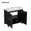 Rangement pour meuble-lavabo 36 po avec lavabo en céramique-999641918
