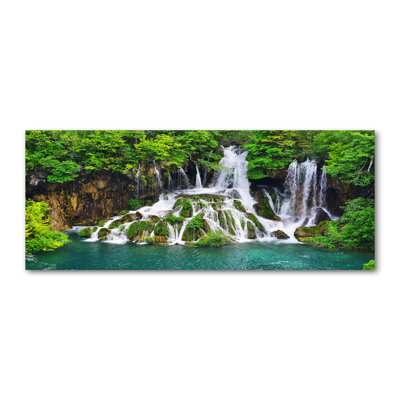 Waterfall In The Mountains - Print