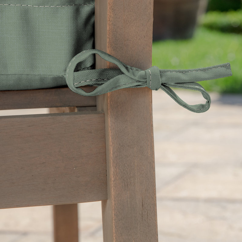 ARDEN Outdoor Seat Cushion, Green Polyviscose