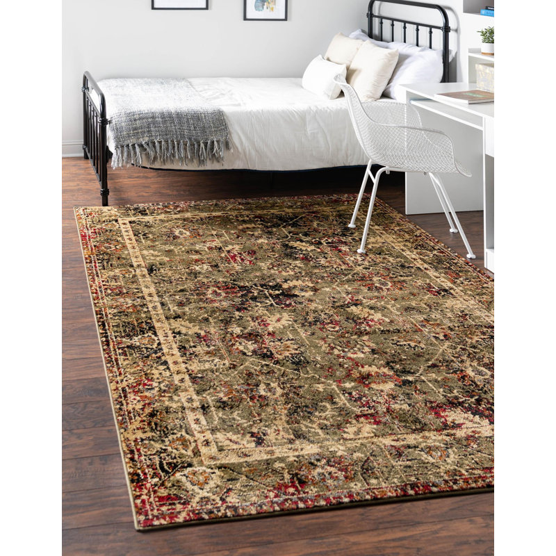Oriental Indoor Rug, Rectangle 10' x 14'