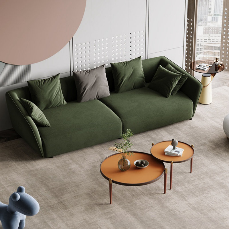Canapé de style moderne, Vert