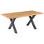 Extendable Metal Base Dining Table