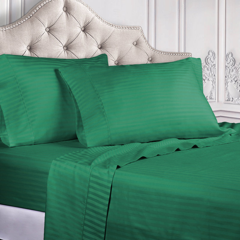 Ensemble de draps 100% coton de qualité supérieure à densité de tissage 300 fils Superior, Ensemble de draps pour lit double