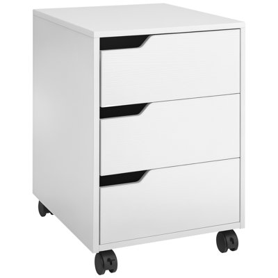 Noa 40cm Wide 3 -Drawer Mobile File Cabinet