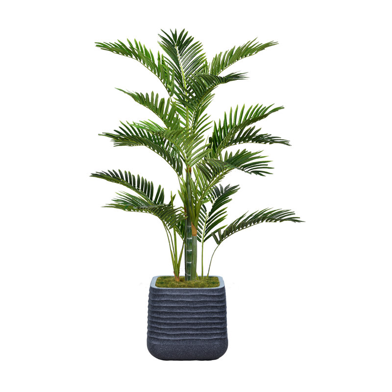 Palmier artificiel 54,57 "en pot, Noir
