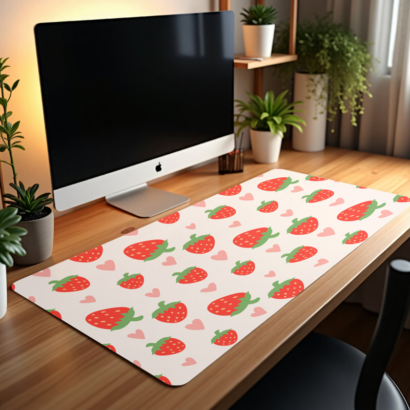 Polyester Desk Pad, 31.5x15.5