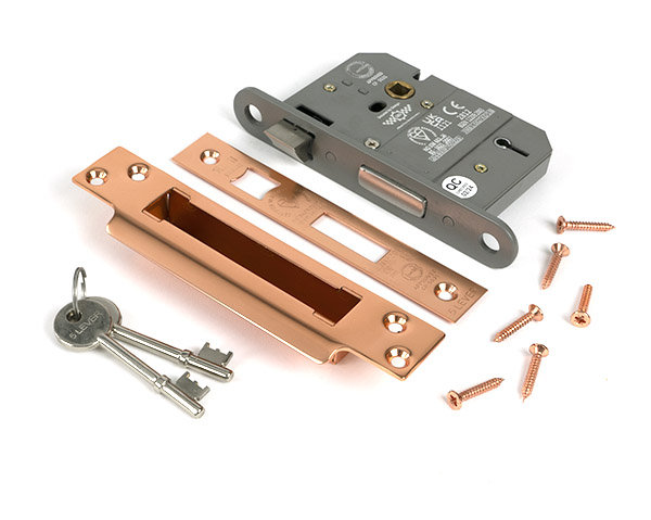 Sash Lock, Polished Bronze