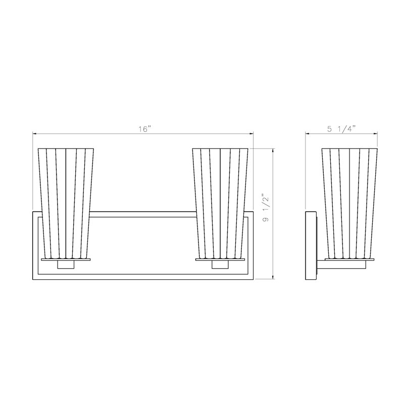 Meuble-lavabo 2 lumières Esma, Or
