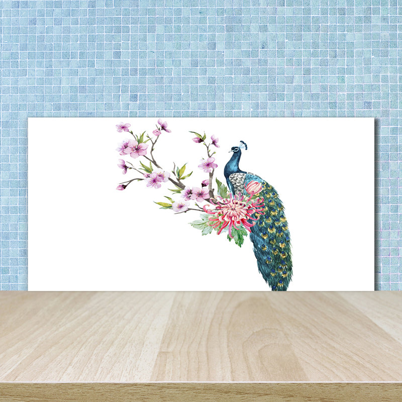 Benuel 50cm W x 100cm L Glass Peel and Stick Panel