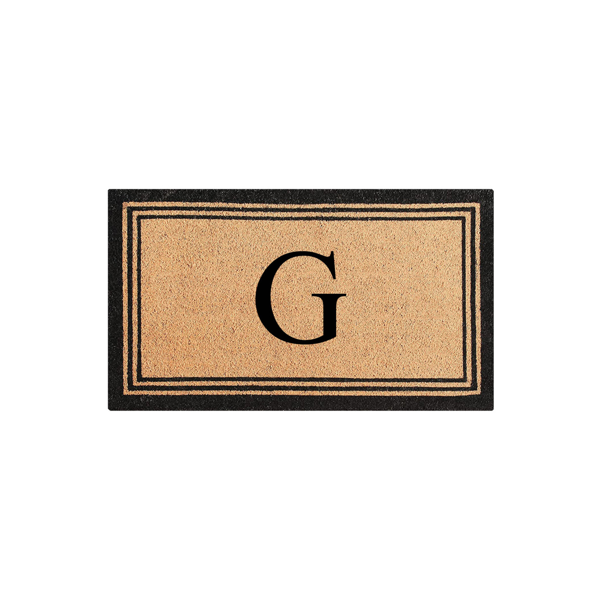 DeHond Pure Natural Coir Non-Slip Outdoor Door Mat, 18" X 30", G