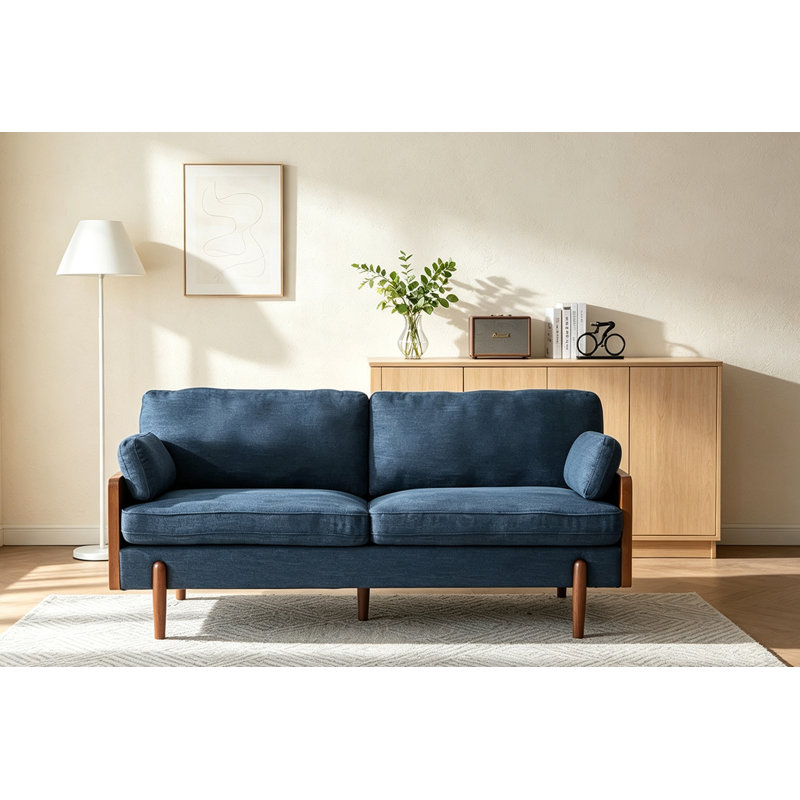 Canapé Mid-Century moderne, Marine