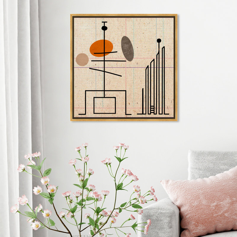 Malabares - cadre flottant, impression sur toile, Toile avec cadre doré, H 24 po x l 24 po