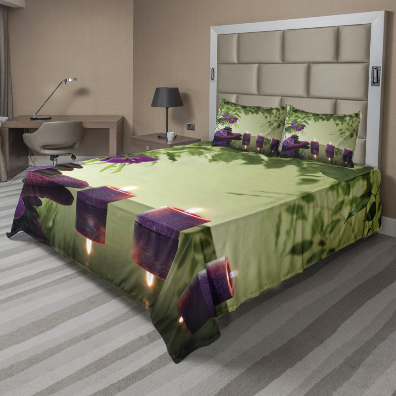 Microfiber Floral Sheet Set, King Sheet Set + Fitted Sheet + 2 Pillowcases