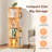 Solid Wood Rotating Bookshelf With Great Texture