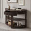 Console avec tiroir et tablettes-368969783