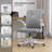 Hyers Home Ergonomic Office Chair With Lumbar Support, Swivel High Back Computer Chair, Breathable Mesh Desk Chair, PU Silent Wheels, Flip-Up Arms-870086606-870086642