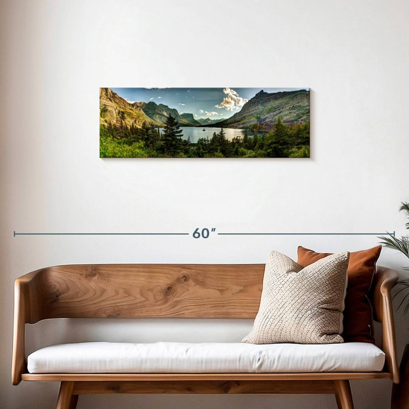 Sur toile, H 36 po x l 12 po x P 1,25 po