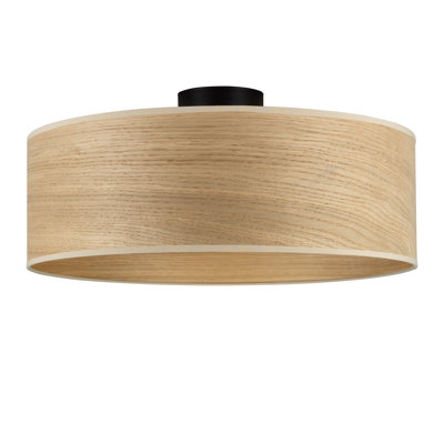 Tsuri Wood Semi Flush Mount
