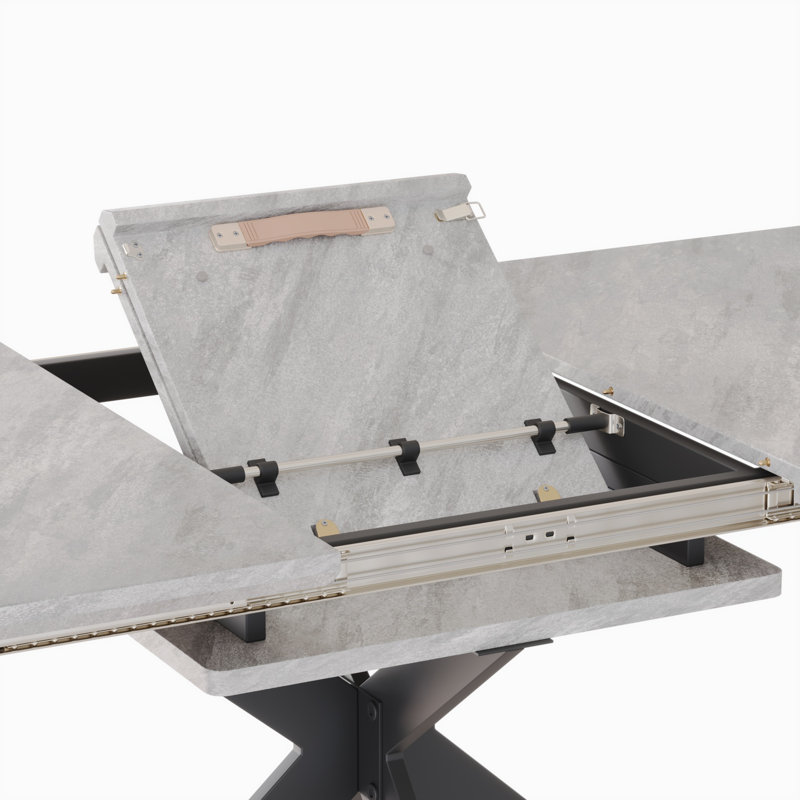 Ensembles de table de salle à manger extensible (doit inclure à la fois la table et la chaise), ensemble de salle à manger moderne en MDF