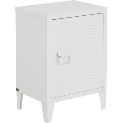 Carles 40cm W Steel Bedside Table
