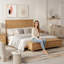 Lit-bateau haut en bois massif avec espace de rangement de 64 po-1494389545-1494389590