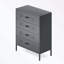 Armoire de rangement en métal avec 4 tiroirs