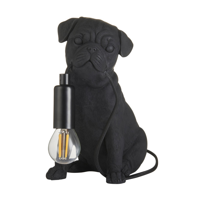 Cason Resin Novelty Lamp, Black