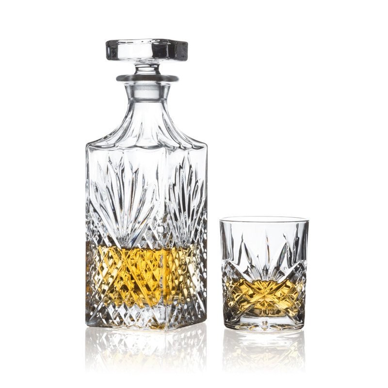 Feaster 5 Piece Whiskey Decanter Set