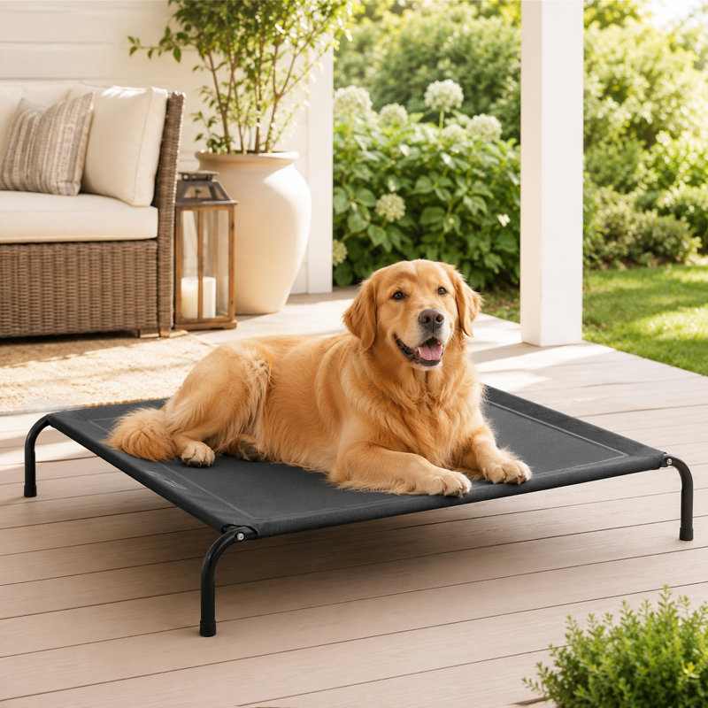 Lit d'extérieur pour chien 49 po, Black