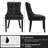 Berenis Tufted Linen Upholstered Elegant Dinning Chair-551275074-551275073