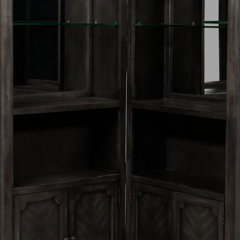 Rinnes 42'' Solid Wood Bar Cabinet